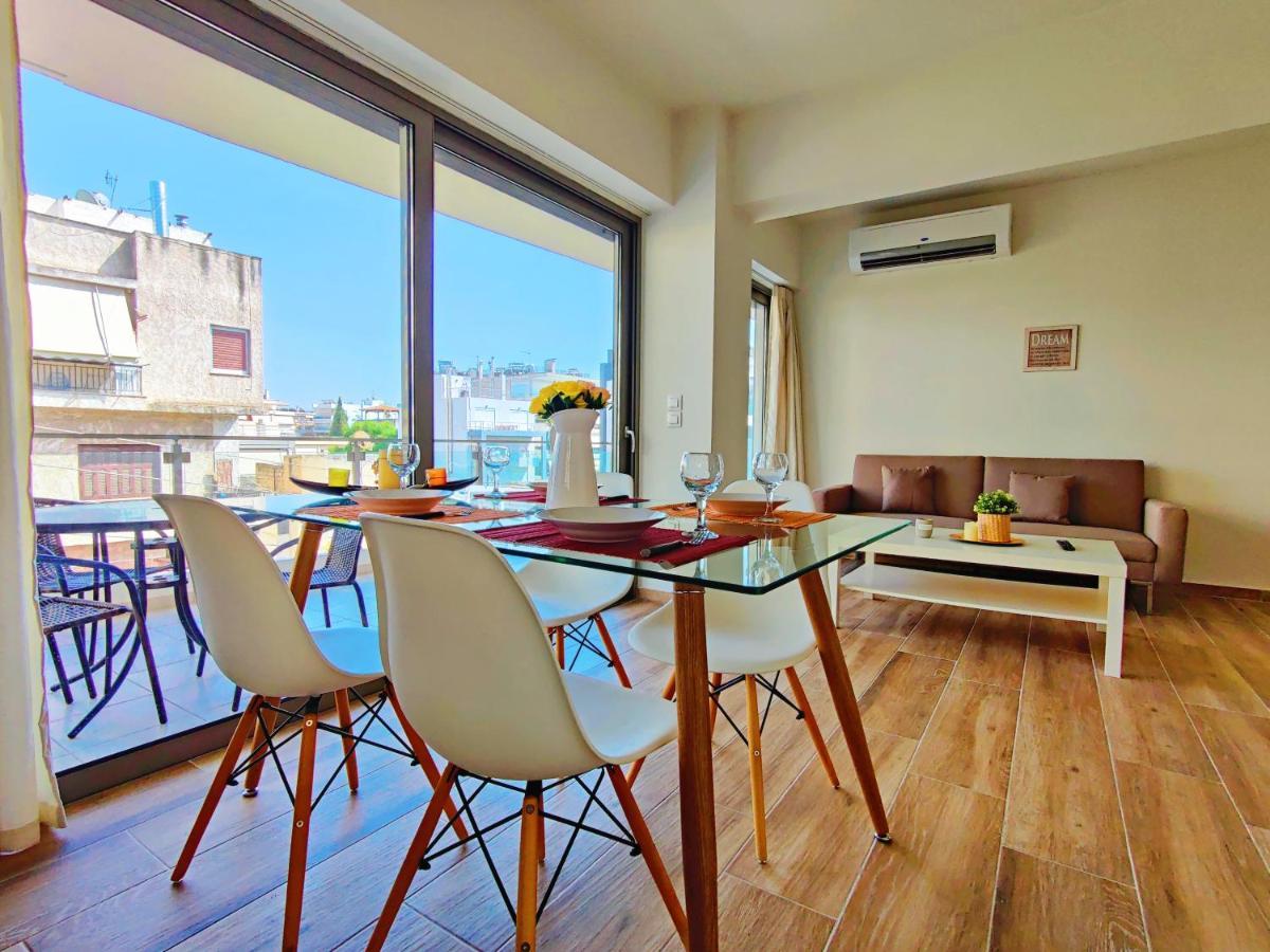 Wsd Luxury Bright 2Bd Apt With Sea View Balcony Atény Exteriér fotografie