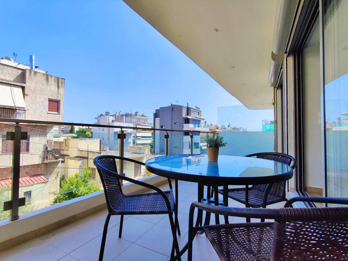 Wsd Luxury Bright 2Bd Apt With Sea View Balcony Atény Exteriér fotografie